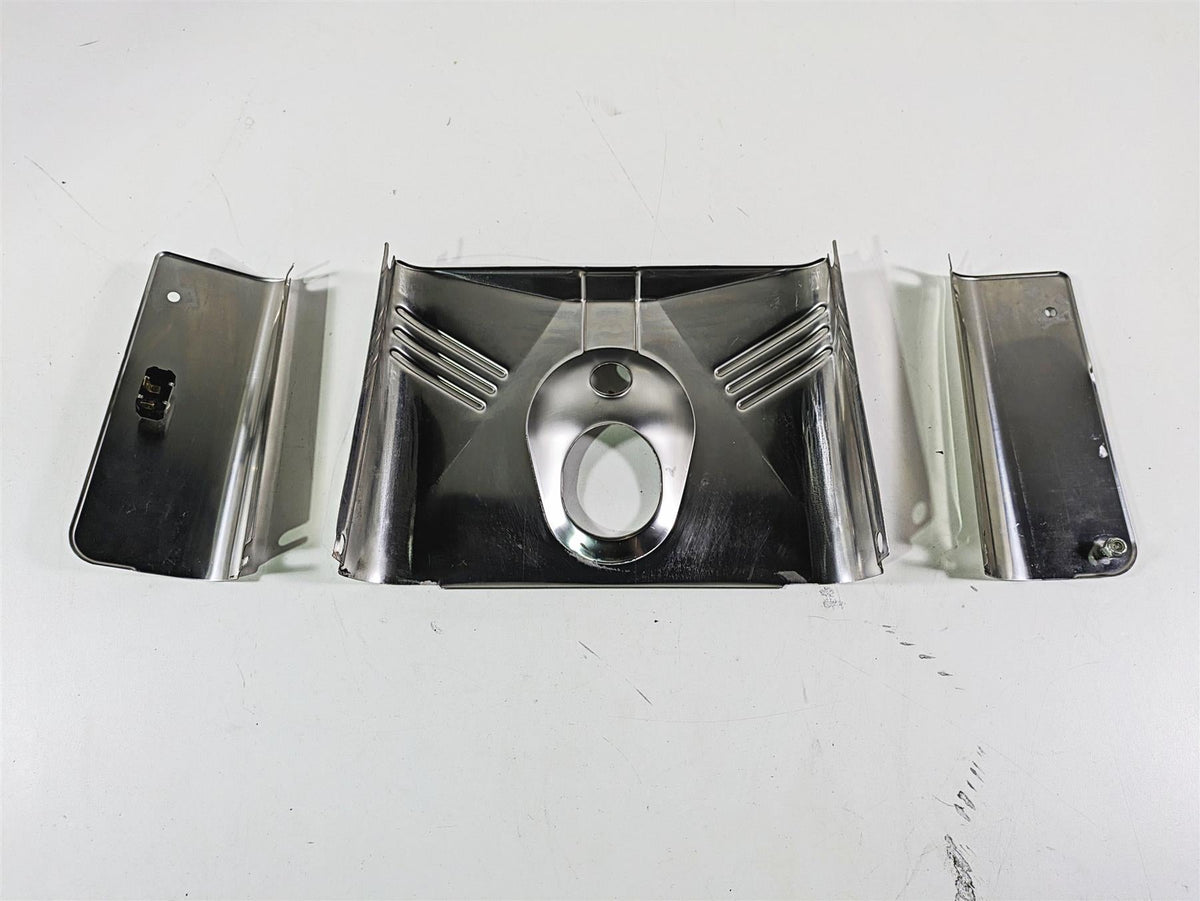 2003 Harley FLSTC Softail Heritage 100th Complete Headlight Cover Set 67808-86 {{ shop.shopifyCountryName }} - Mototech271