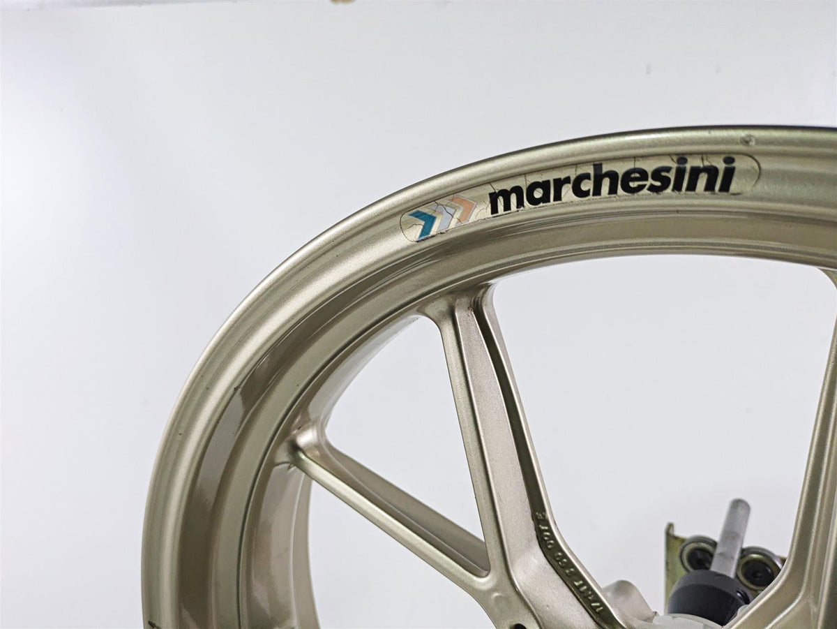 2009 Ducati Monster 1100 S Front Wheel Rim Marchesini Gold 17x3.5 50121301AG {{ shop.shopifyCountryName }} - Mototech271