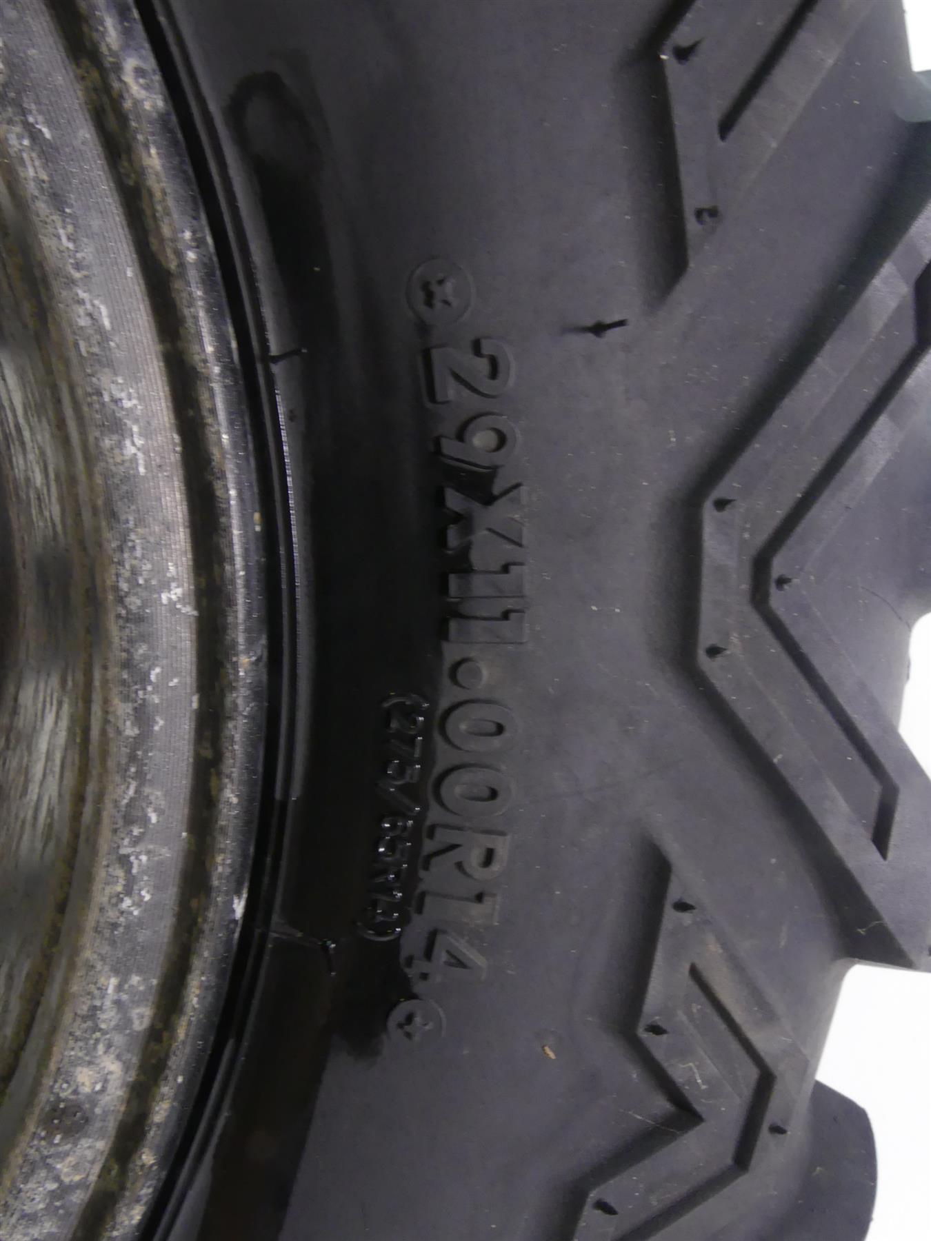2018 Polaris RZR1000 RS1 Rear Left Wheel Rim Maxxis Bighorn 29x11- Tire 1522843 {{ shop.shopifyCountryName }} - Mototech271