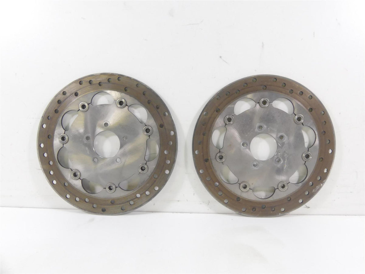 2014 Harley Dyna FXDF Fat Bob Front Brake Rotor Disc Set 46717-10 {{ shop.shopifyCountryName }} - Mototech271