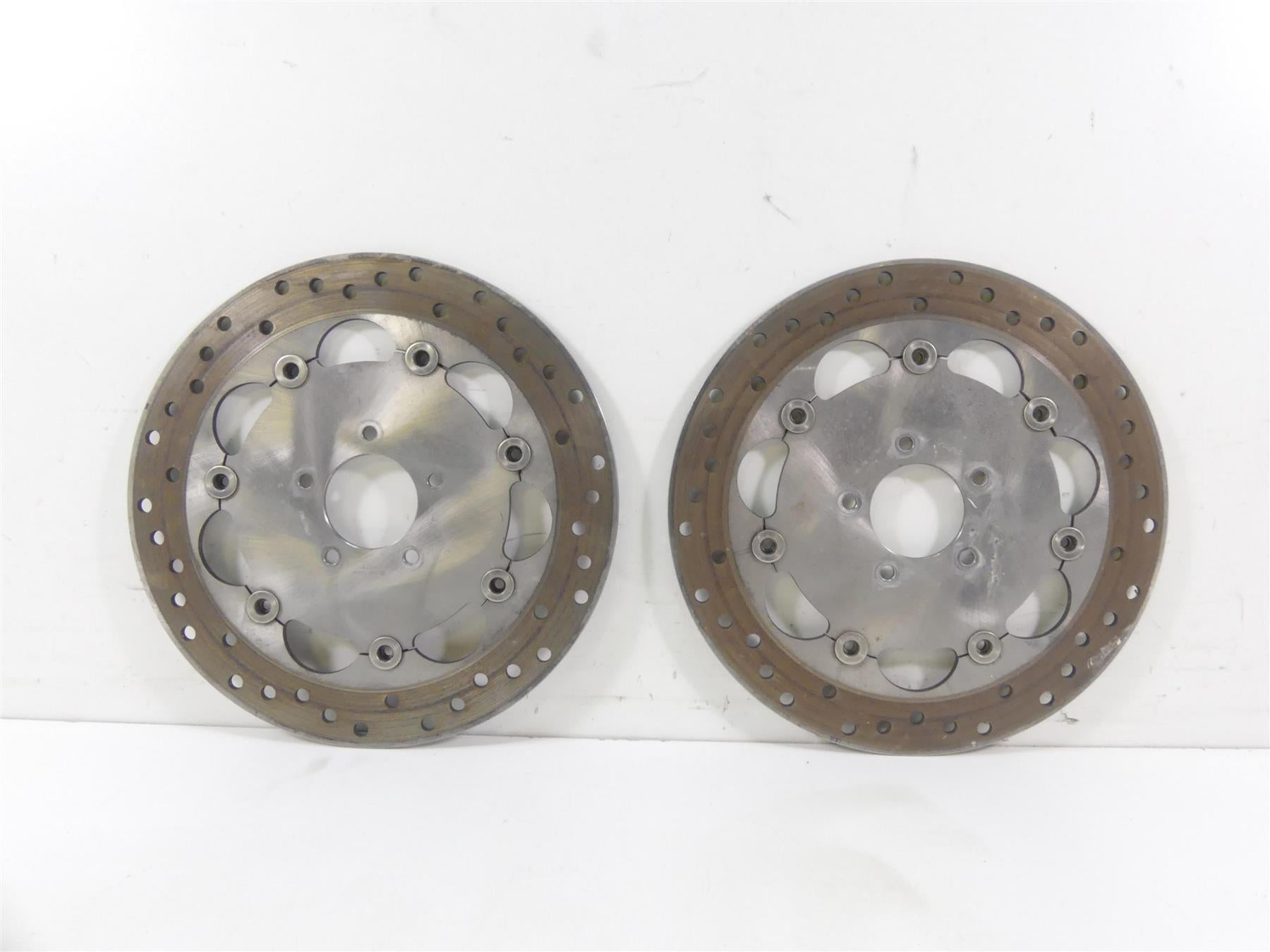 2014 Harley Dyna FXDF Fat Bob Front Brake Rotor Disc Set 46717-10 {{ shop.shopifyCountryName }} - Mototech271