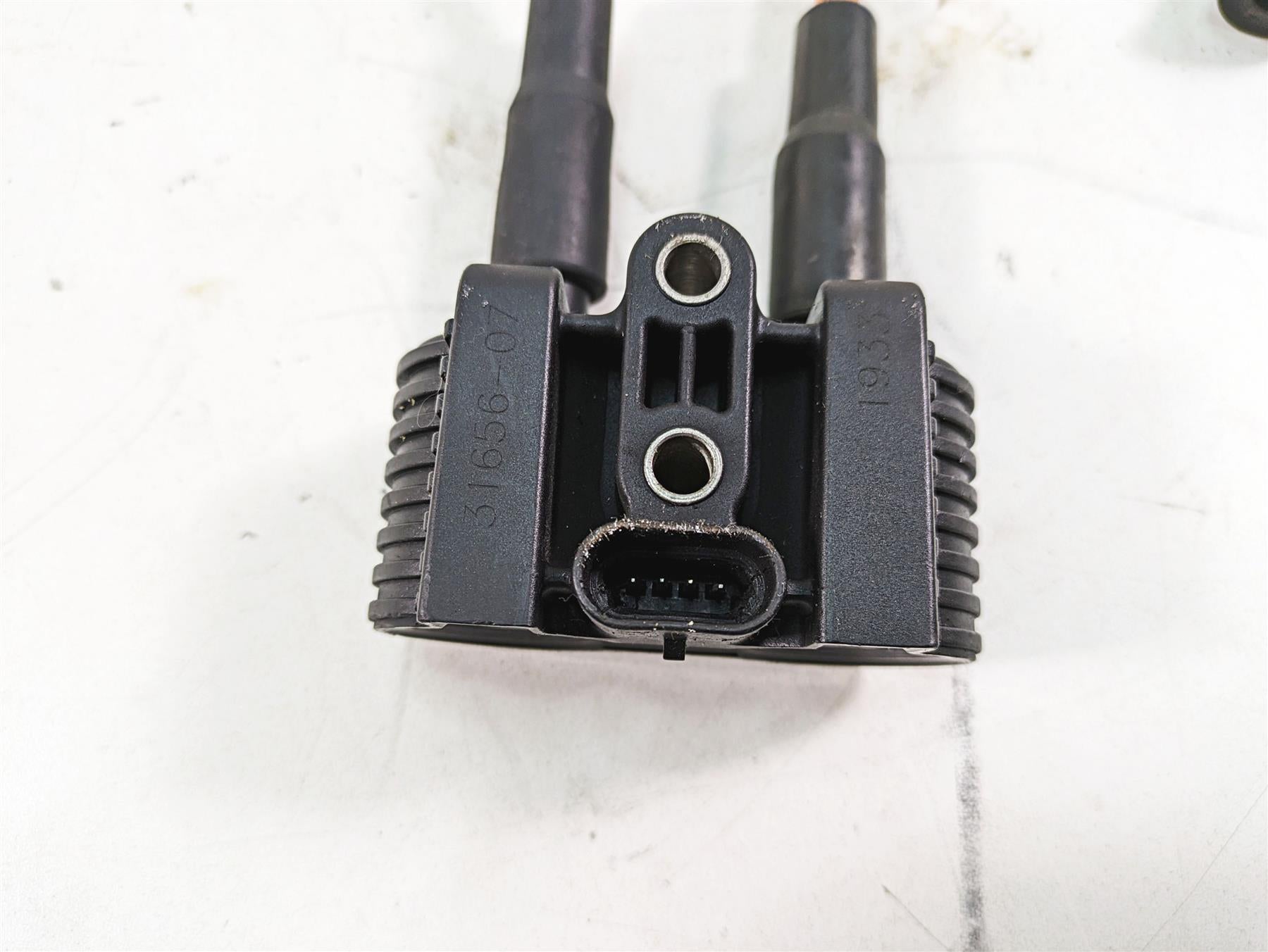 2013 Harley Softail FLSTFB Fat Boy Lo Ignition Coil Wires Plug Set 31656-07 {{ shop.shopifyCountryName }} - Mototech271
