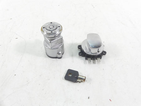 2009 Harley FXDF Dyna Fat Bob Ignition Switch Steering Lock Key Set 71430-06B {{ shop.shopifyCountryName }} - Mototech271