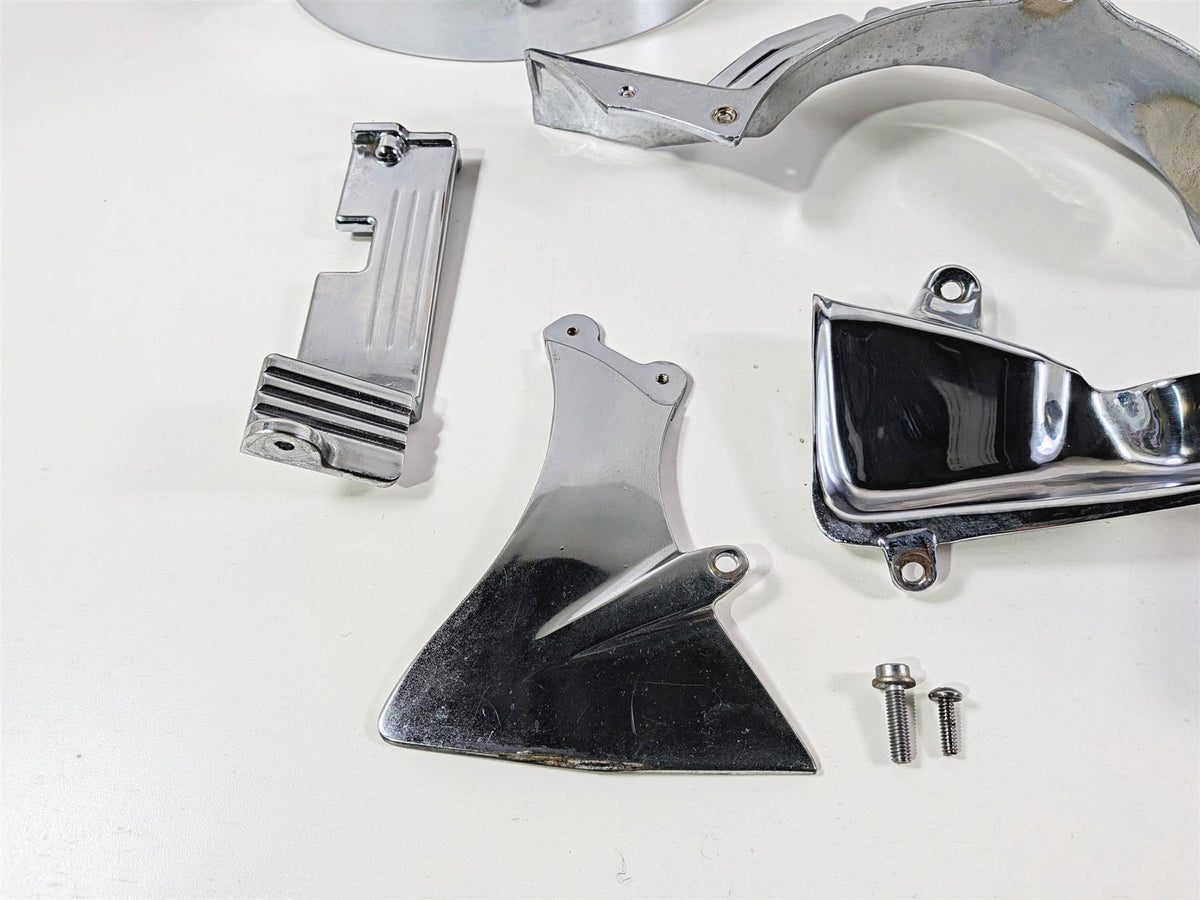 2003 Honda V-Twin VTX1800 C Kuryakyn Engine Case & Clutch Chrome Cover Set 7704 {{ shop.shopifyCountryName }} - Mototech271