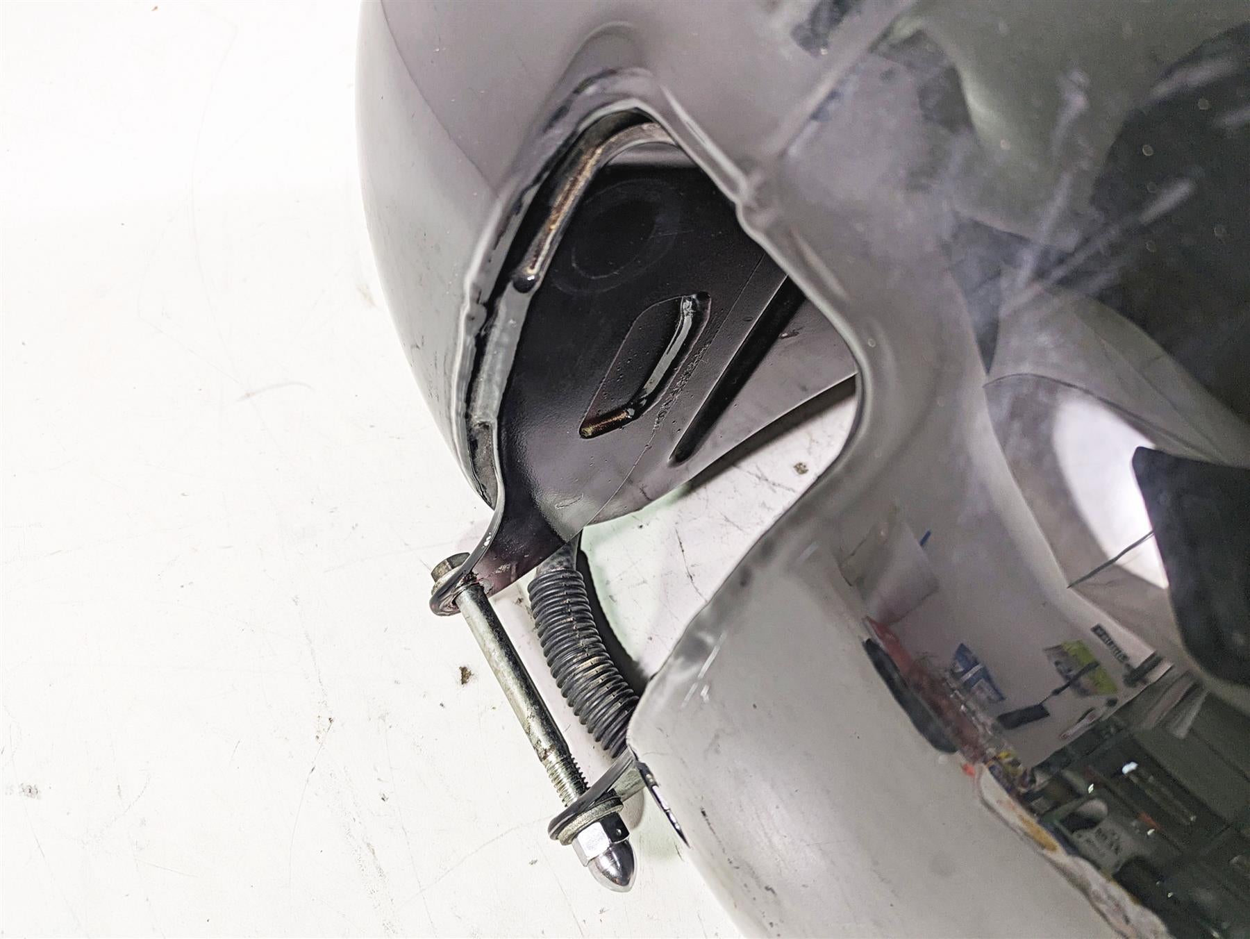 2005 Harley Softail FLSTFSE CVO Fat Boy Fuel Tank Electric Cherry -Dent 62208-05 {{ shop.shopifyCountryName }} - Mototech271