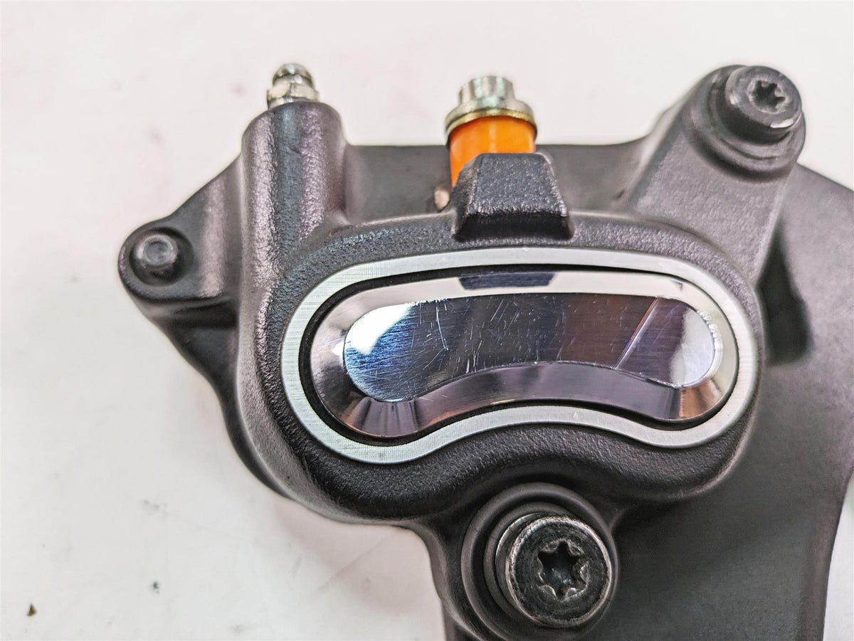 2009 Harley Dyna FXDFSE CVO Fat Bob Rear Brake Caliper + Bracket 25mm 40908-08 {{ shop.shopifyCountryName }} - Mototech271