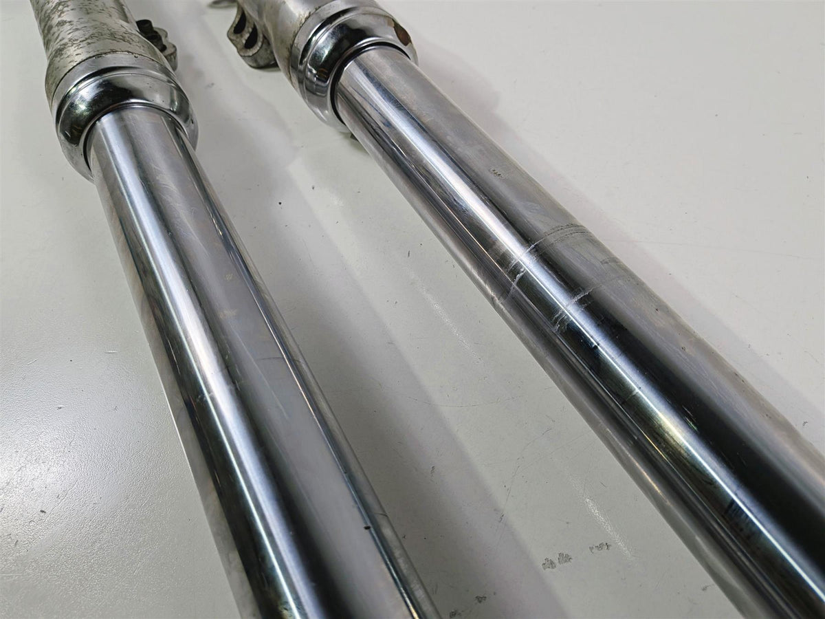 2007 Harley Dyna FXDB Street Bob Straight Front Fork Leg Set - Read 45947-06A {{ shop.shopifyCountryName }} - Mototech271