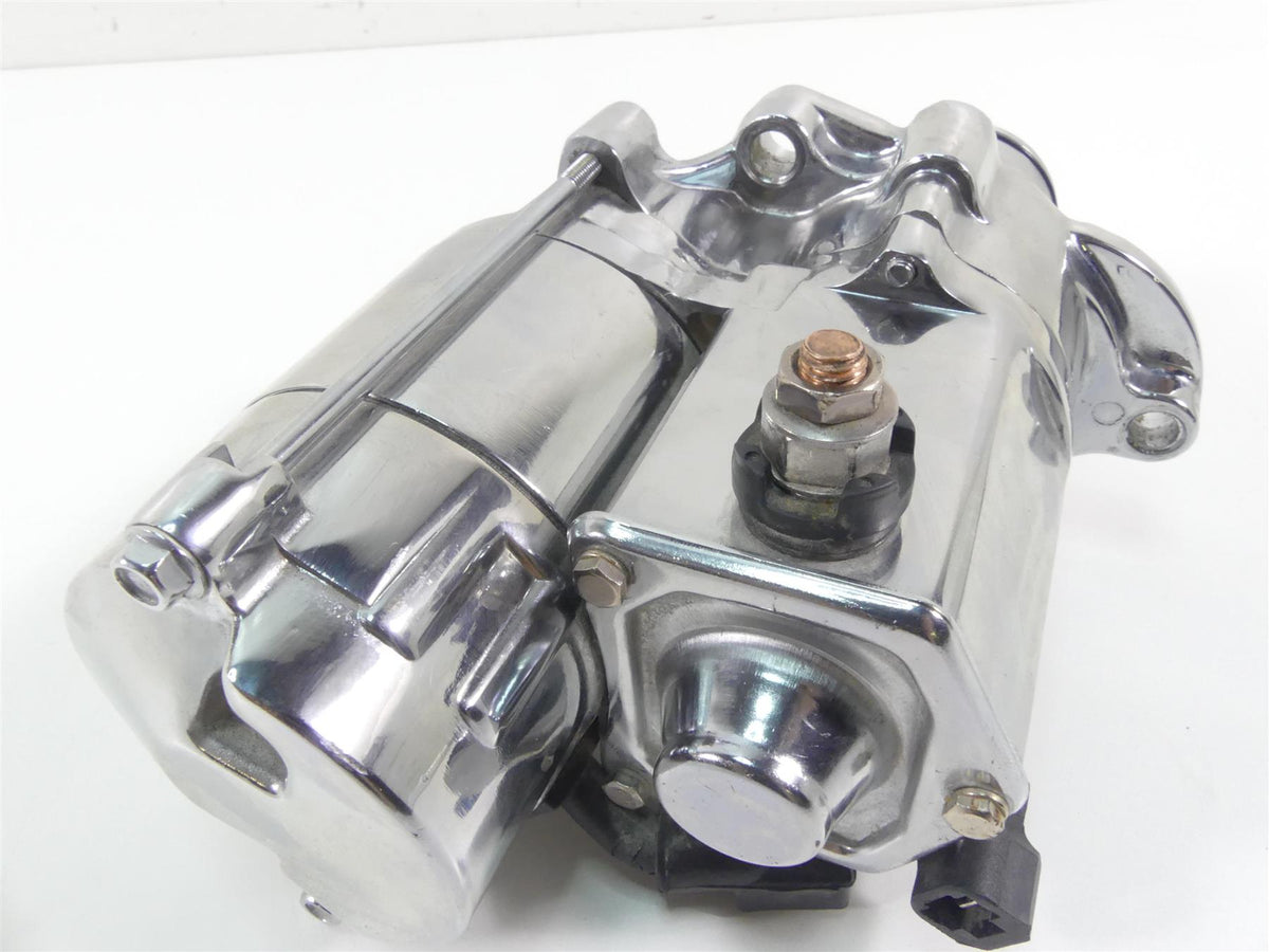 2008 Harley Softail FLSTSB Cross Bones Chrome Engine Starter Motor 31618-06A {{ shop.shopifyCountryName }} - Mototech271