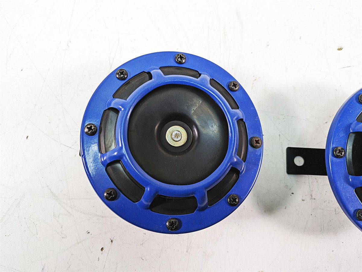 2018 Yamaha YXZ1000R EPS SS Horn with Blue Covers Set 12V {{ shop.shopifyCountryName }} - Mototech271