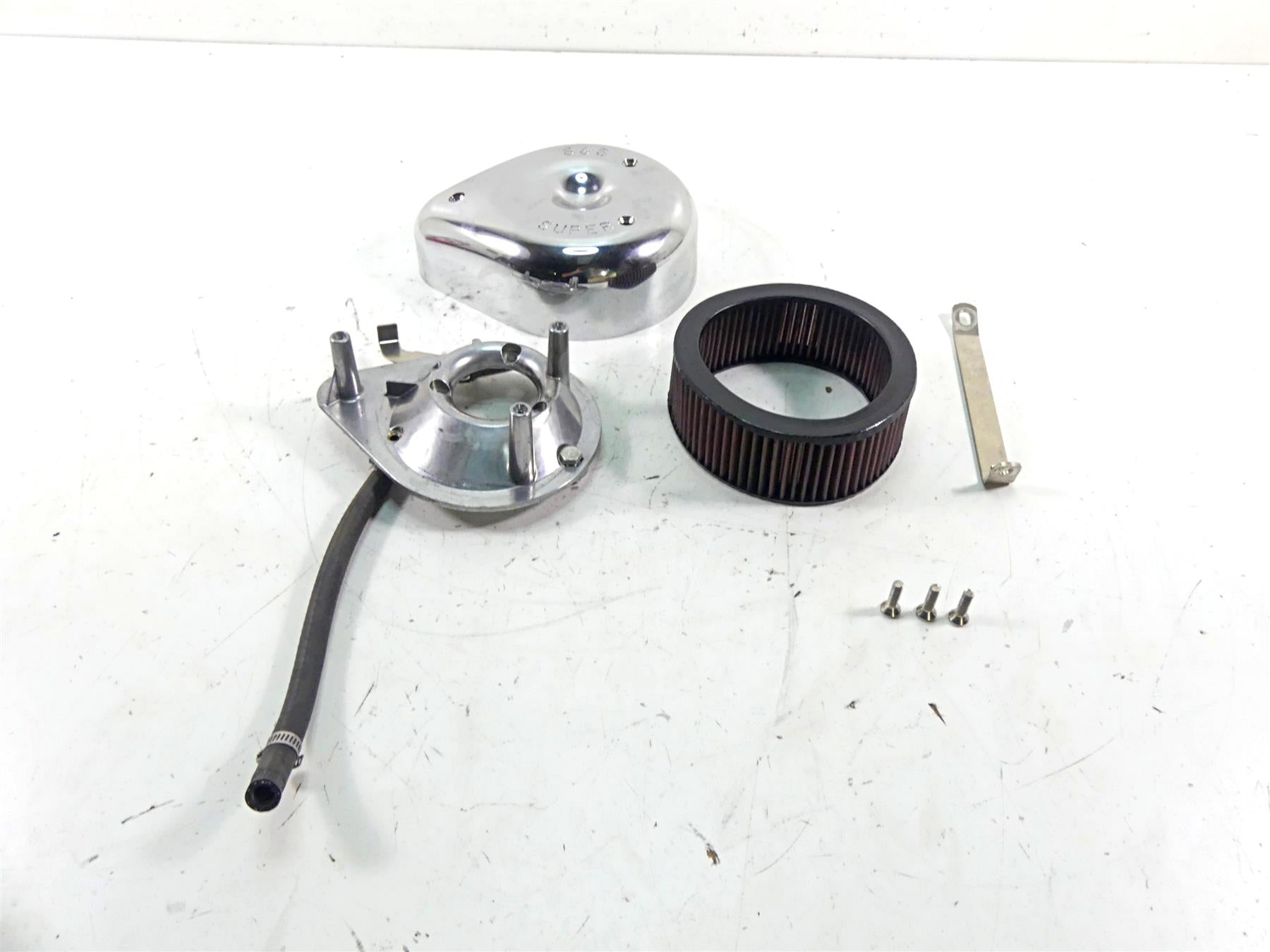 1979 Harley Sportster XLS1000 Roadster S&S Air Cleaner Breather Filter 17-0504 {{ shop.shopifyCountryName }} - Mototech271