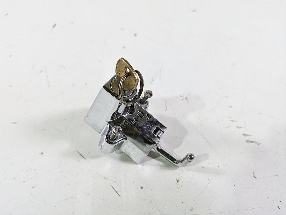Harley Davidson Sportster Dyna Softail Touring Oem Chrome Helmet Lock 92800019 {{ shop.shopifyCountryName }} - Mototech271