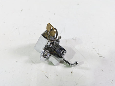 Harley Davidson Sportster Dyna Softail Touring Oem Chrome Helmet Lock 92800019 {{ shop.shopifyCountryName }} - Mototech271