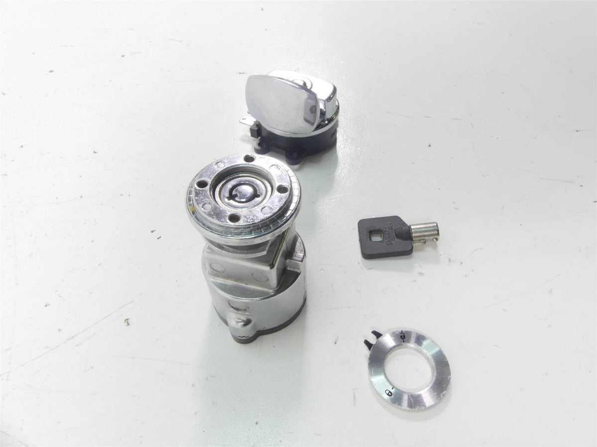 2010 Harley FXDWG Dyna Wide Glide Ignition Switch Key Steering Lock Set 71475-06 {{ shop.shopifyCountryName }} - Mototech271