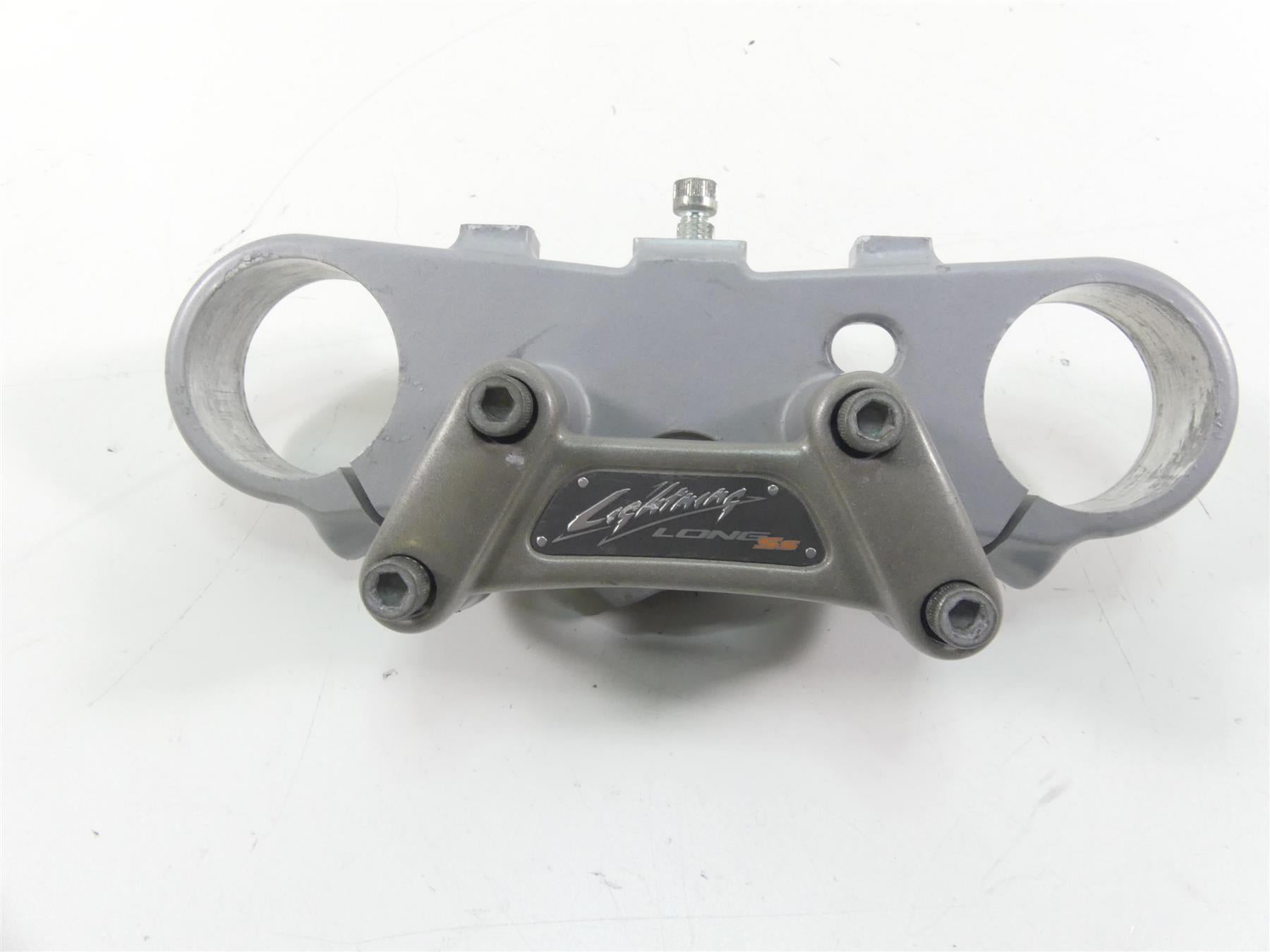 2007 Buell XB12 SS Lightning Upper Triple Tree Steering Riser Clamp J0105.1AKC | Mototech271