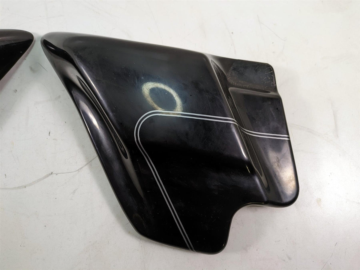 2006 Harley Touring FLHTCUI Electra Glide Vivid Black Side Cover Fairin 66670-97 {{ shop.shopifyCountryName }} - Mototech271