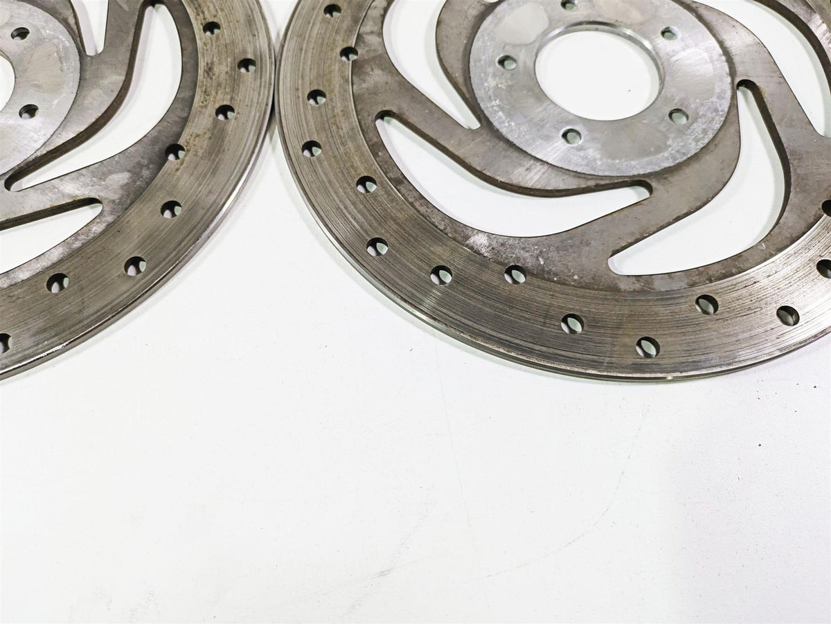 2009 Harley XR1200 Sportster Straight Front Brake Rotor Disc Set 41820-08 {{ shop.shopifyCountryName }} - Mototech271