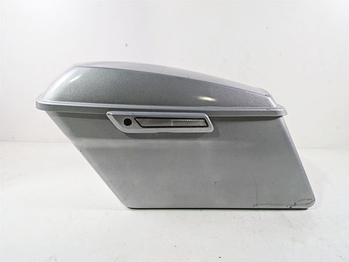 2010 Harley Touring FLHX Street Glide Left Saddlebag Saddle Bag Silver 90753-93 | Mototech271