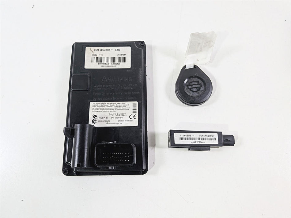 2016 Harley Softail FLSTFBS Fat Boy S Bcm Y-Axis Module Key Fob Set 69993-11C-Mototech271