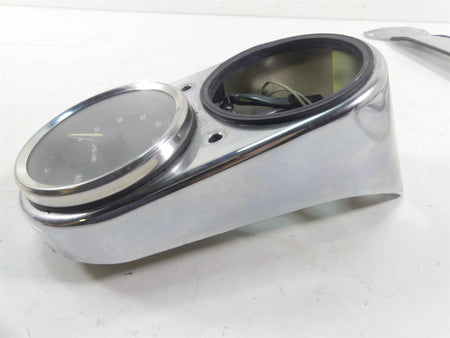 2000 Harley Dyna FXR4 CVO Super Glide Tachometer Trim Panel Cover Set 67042-99 {{ shop.shopifyCountryName }} - Mototech271