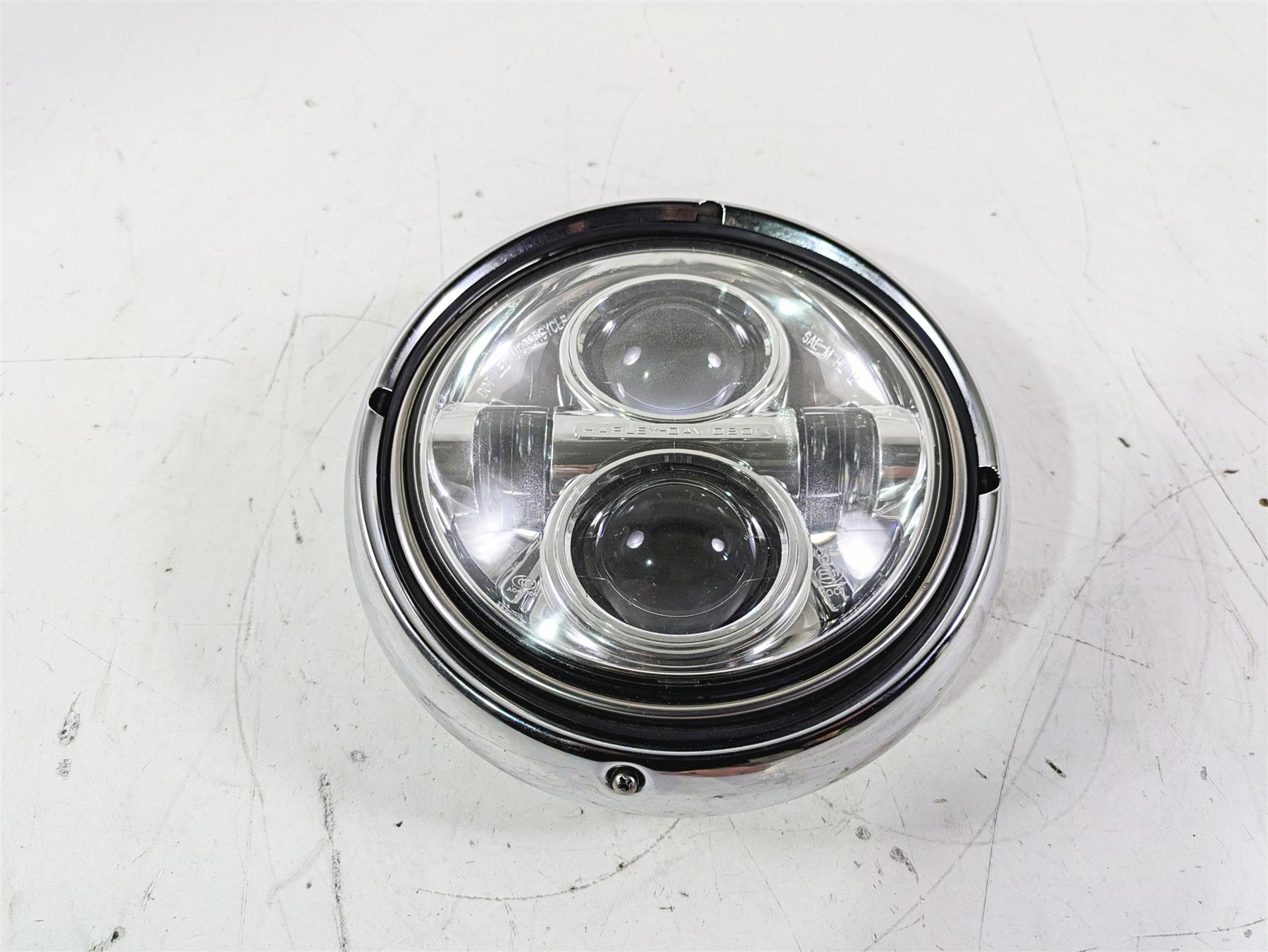 2015 Harley Touring FLHTKL E -Glide Low Led Headlight Head Light Lamp 67700060 | Mototech271