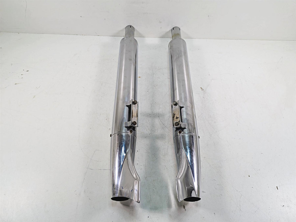 1999 Harley Touring FLHTC Electra Glide Kerker Fishtail Slip On Pipes 027-7583 {{ shop.shopifyCountryName }} - Mototech271