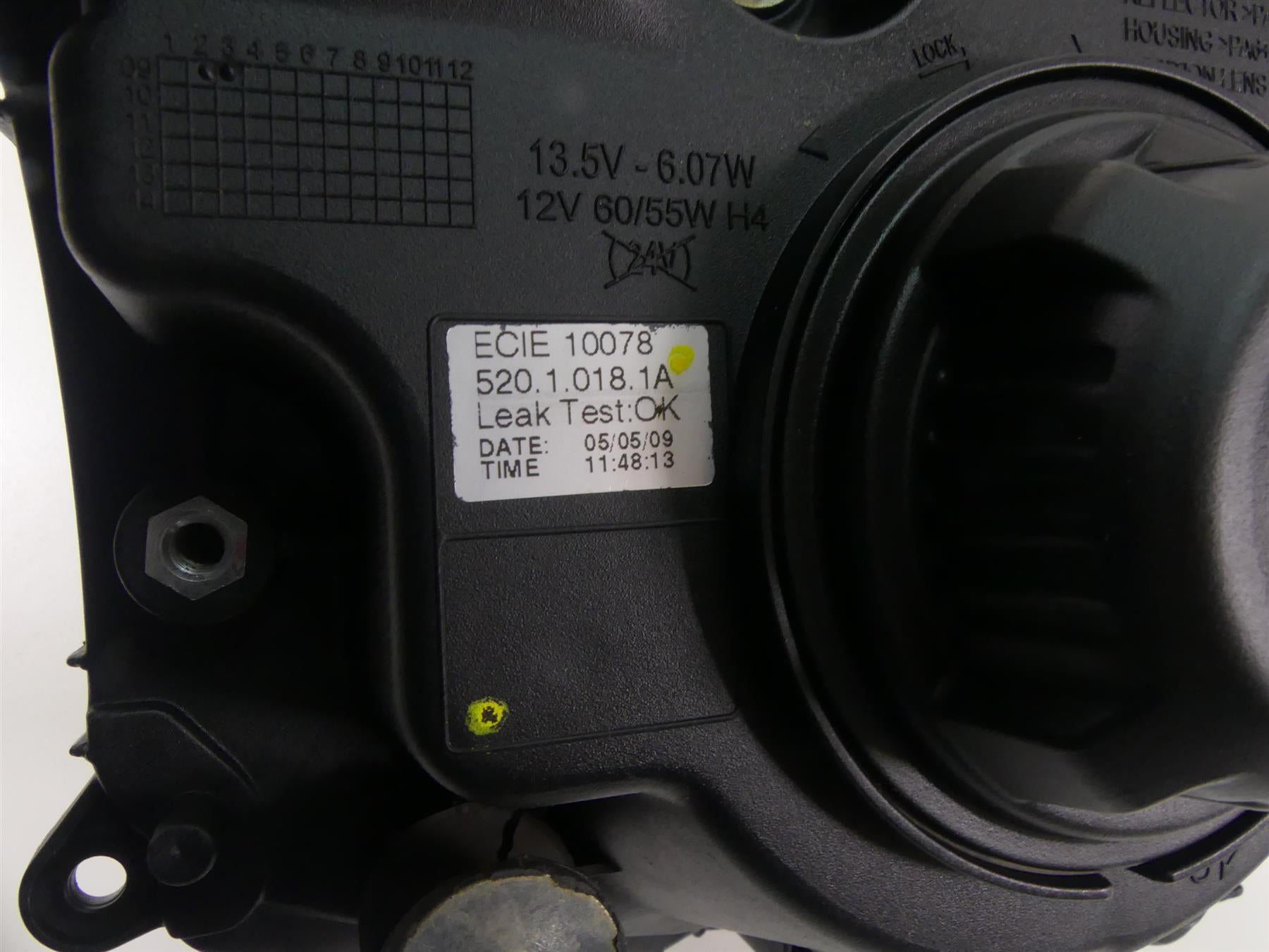 2010 Ducati Streetfighter 1098 S Headlight Head Light Lamp Lens 52010181A {{ shop.shopifyCountryName }} - Mototech271