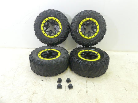2017 Can Am Maverick X3 XDS Turbo R Oem Wheel Maxxis Tire Set -Read 705401965 {{ shop.shopifyCountryName }} - Mototech271