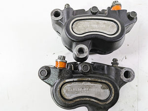 2016 Harley FXDL Dyna Low Rider Front Brake Caliper Set 41300001 41300002