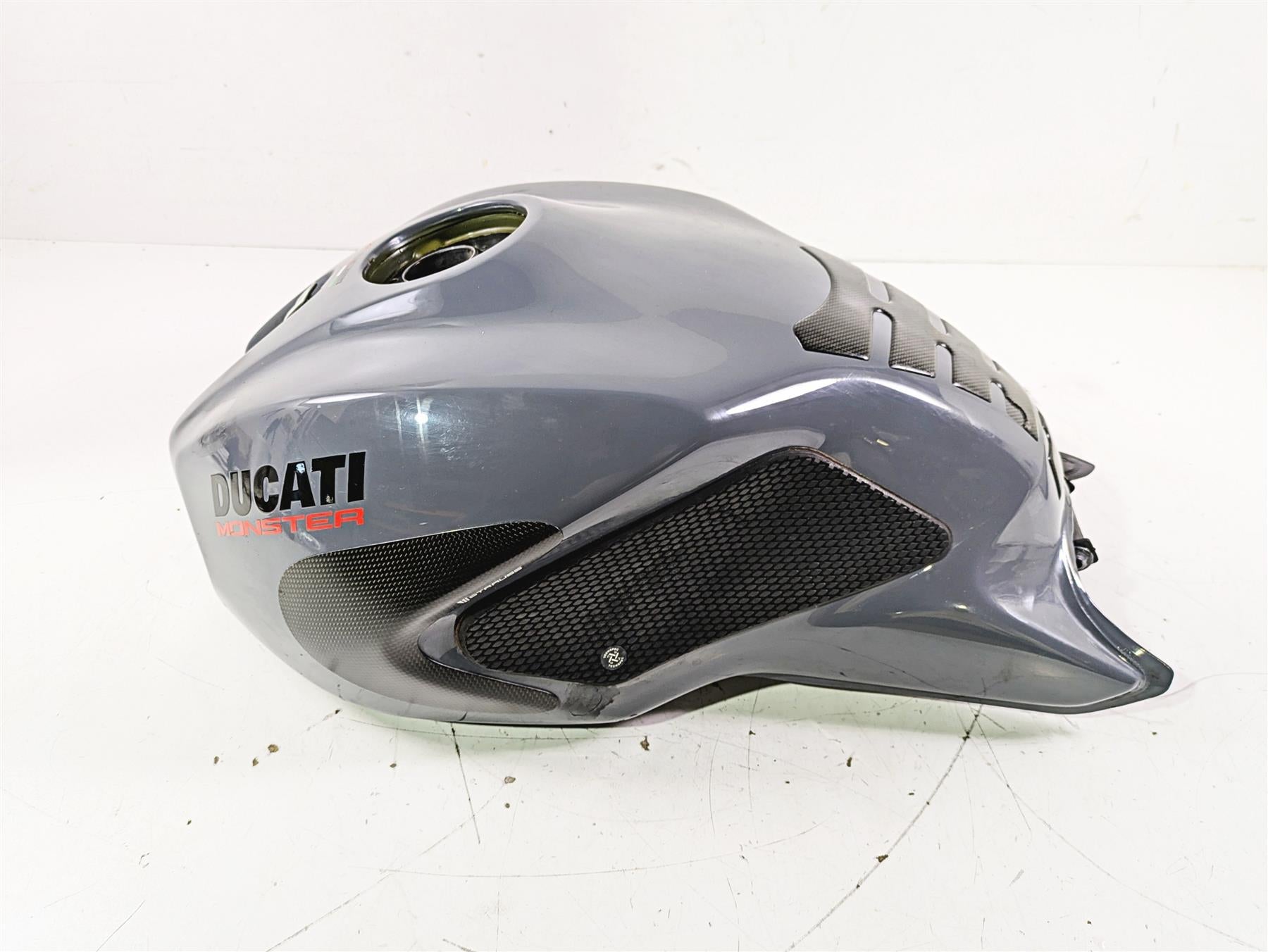 2017 Ducati Monster 1200 S Fuel Gas Petrol Tank Gray DENTED 58612501EJ {{ shop.shopifyCountryName }} - Mototech271