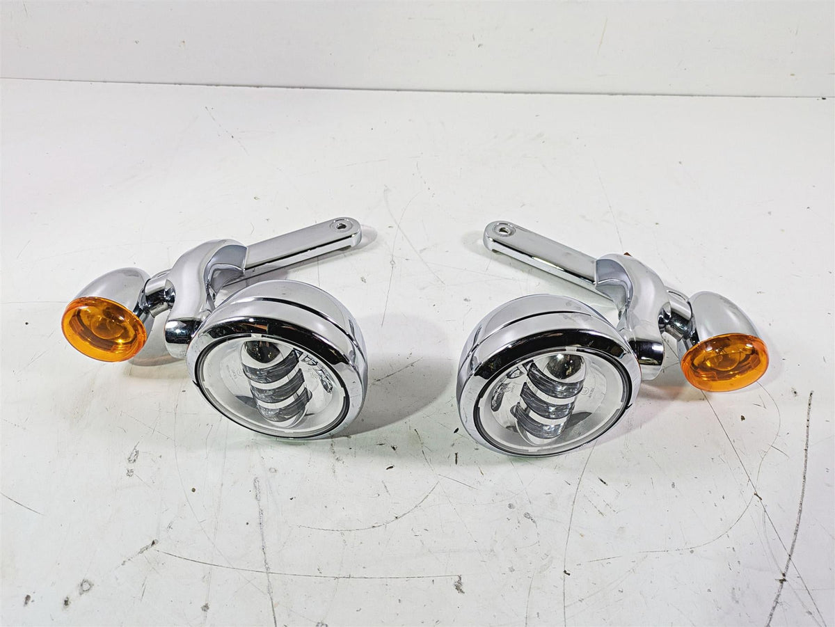 2015 Harley Touring FLHTKL E -Glide Low Front Spot Light Blinker Set 68000021 {{ shop.shopifyCountryName }} - Mototech271