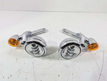 2015 Harley Touring FLHTKL E -Glide Low Front Spot Light Blinker Set 68000021 {{ shop.shopifyCountryName }} - Mototech271