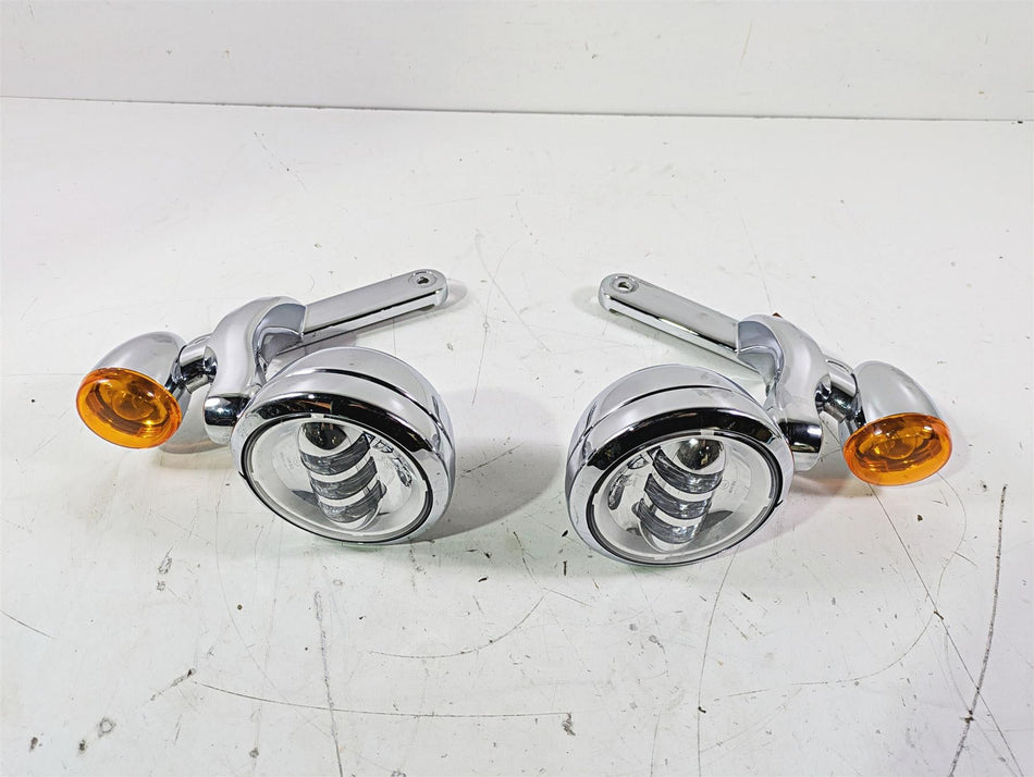 2015 Harley Touring FLHTKL E -Glide Low Front Spot Light Blinker Set 68000021 {{ shop.shopifyCountryName }} - Mototech271