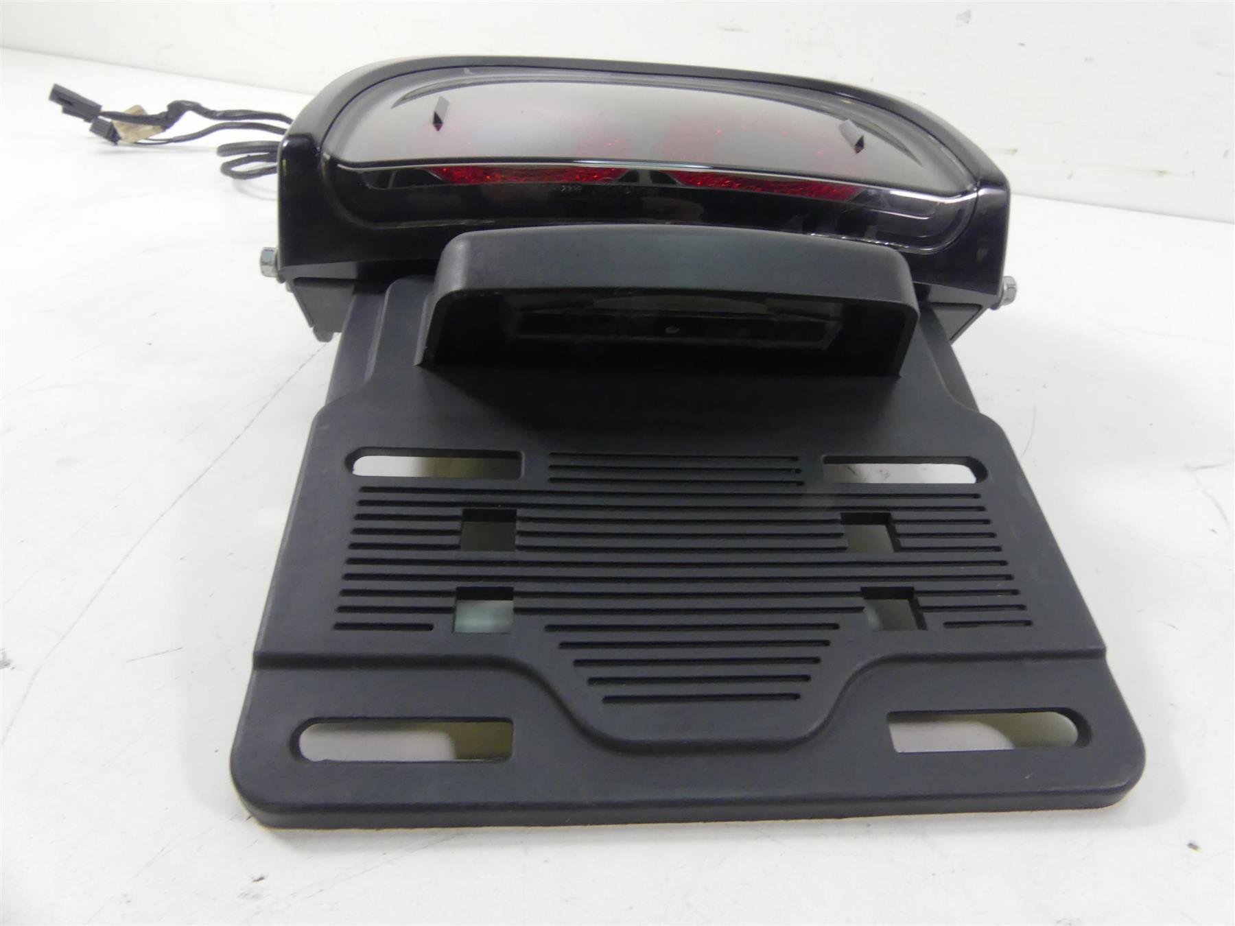 2014 Harley Dyna FXDF Fat Bob Rear Taillight & Plate Holder 67900173 {{ shop.shopifyCountryName }} - Mototech271