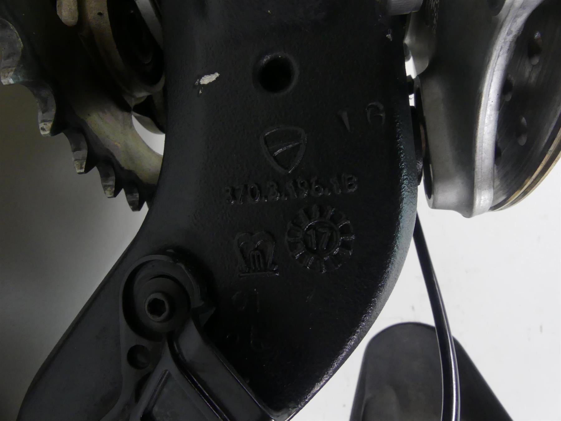 2017 Ducati 939 S Supersport Straight Rear Swingarm Swing Arm & Axle 37031961B {{ shop.shopifyCountryName }} - Mototech271