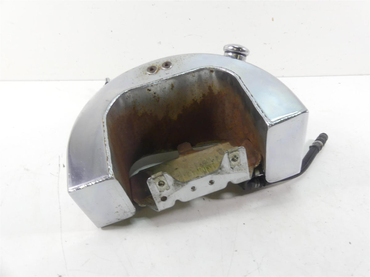 2002 Harley Softail FXSTDI Deuce Chrome Oil Tank Reservoir - Read 62498-00A {{ shop.shopifyCountryName }} - Mototech271