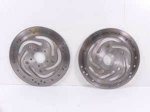 2000 Harley Touring FLHTCI Electra Glide Front Brake Disc Rotor Set 44136-00