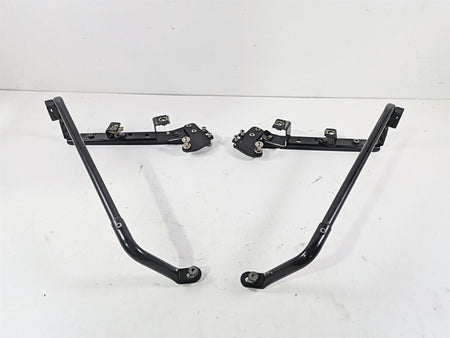 2001 Harley Touring FLHX Street Glide Rear Black Saddle Bag Rack Support Set {{ shop.shopifyCountryName }} - Mototech271