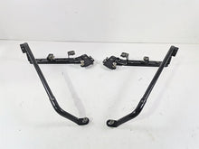 Load image into Gallery viewer, 2001 Harley Touring FLHX Street Glide Rear Black Saddle Bag Rack Support Set
