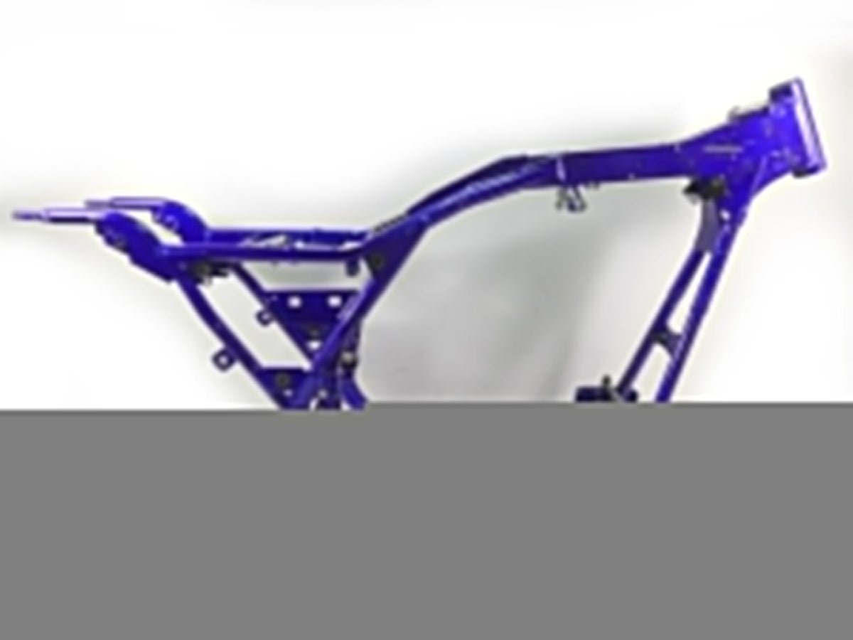 2007 Harley Touring FLHRSE CVO Road King Straight Frame Chassis Candy Cobalt With Clean California Title 47900-07 {{ shop.shopifyCountryName }} - Mototech271