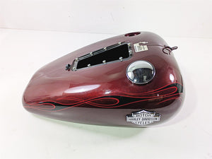 2008 Harley FXCWC Softail Rocker Fuel Gas Petrol Tank Crimson Red -Dent 62105-08
