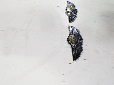 2003 Harley Softail FXSTDI Deuce 100th Fuel Tank Emblem Set 62236-03 62237-03 {{ shop.shopifyCountryName }} - Mototech271