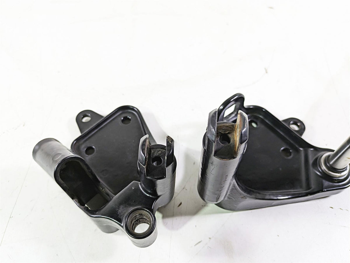 2003 Harley Softail FXSTDI Deuce 100th Front Footpeg Mounts 33683-00 42507-00B {{ shop.shopifyCountryName }} - Mototech271
