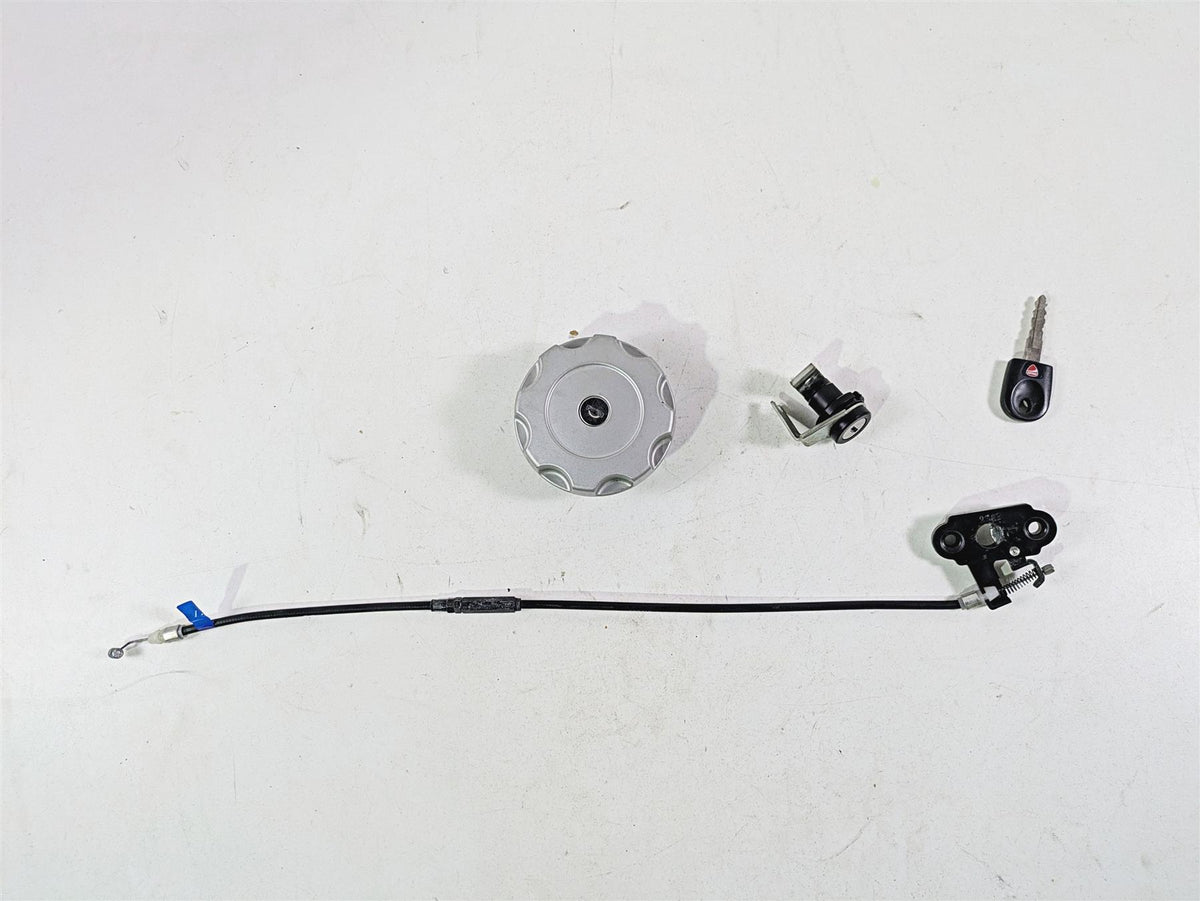 2013 Ducati Hypermotard 821 SP Fork Lock Key Fuel Tank Cap Set 89520182A {{ shop.shopifyCountryName }} - Mototech271