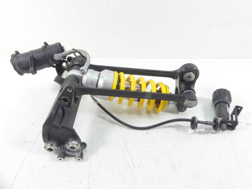 2015 Ducati Diavel Carbon Red Straight Rear Shock Suspension + Mounts 36521011B | Mototech271