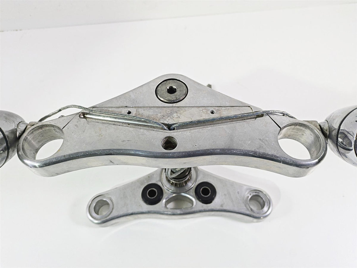 2004 Big Dog Chopper Straight Upper Lower Triple Tree Clamp Set 6110 6111 {{ shop.shopifyCountryName }} - Mototech271