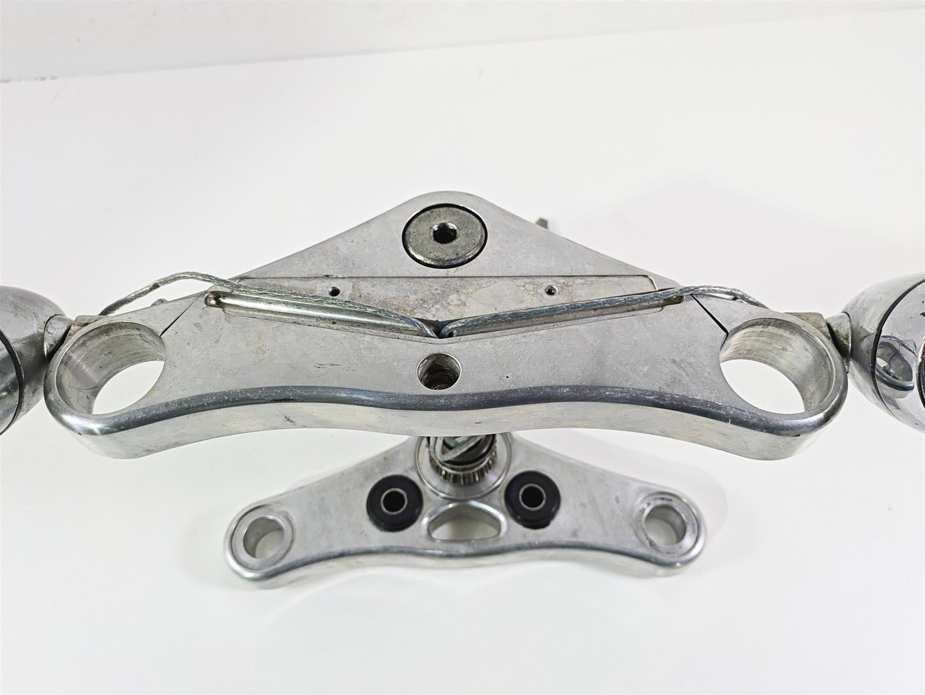 2004 Big Dog Chopper Straight Upper Lower Triple Tree Clamp Set 6110 6111 {{ shop.shopifyCountryName }} - Mototech271