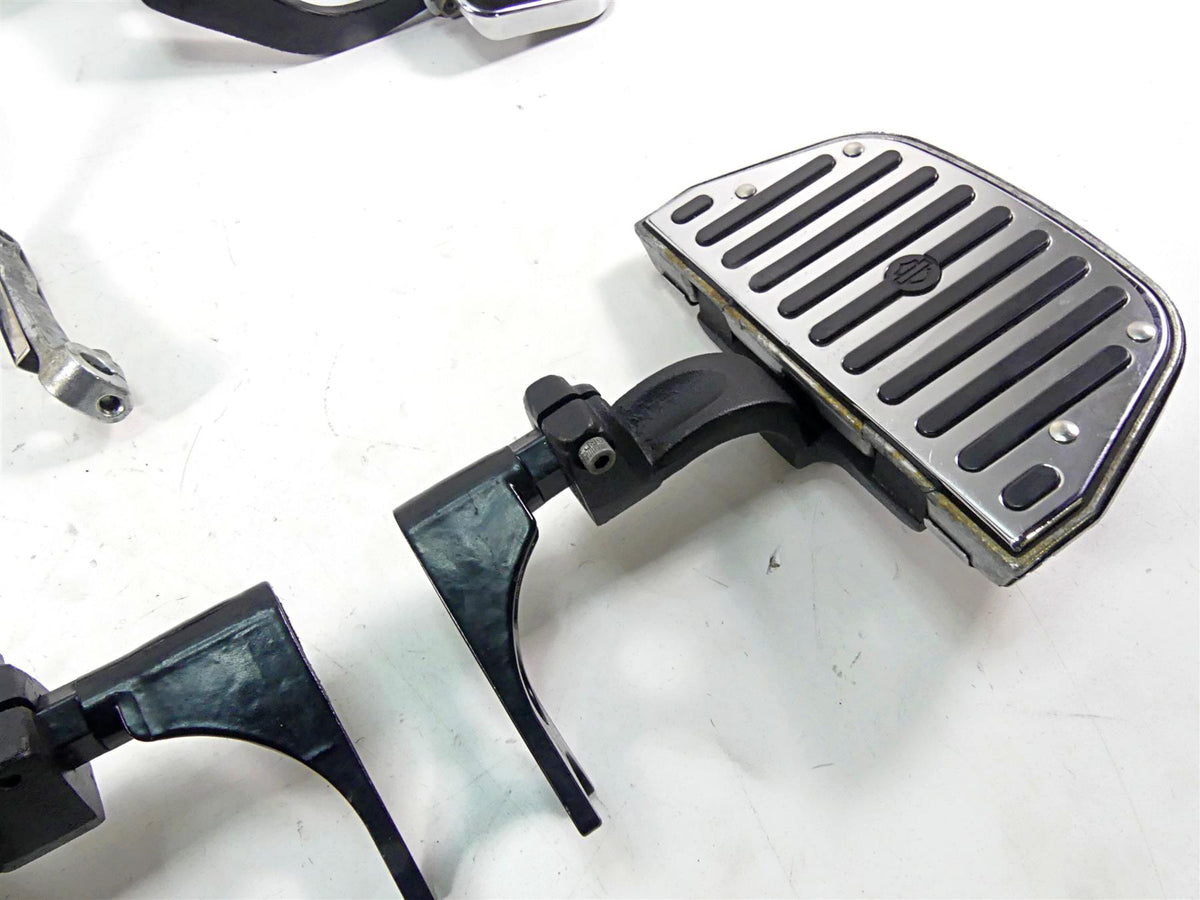 2002 Harley FLSTCI Softail Heritage Front Rear Chrome Floor Board Set 33048-72 {{ shop.shopifyCountryName }} - Mototech271