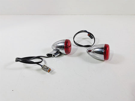 2014 Harley FXSB Softail Breakout Rear Blinker Turn Signal Set 67800223-Mototech271