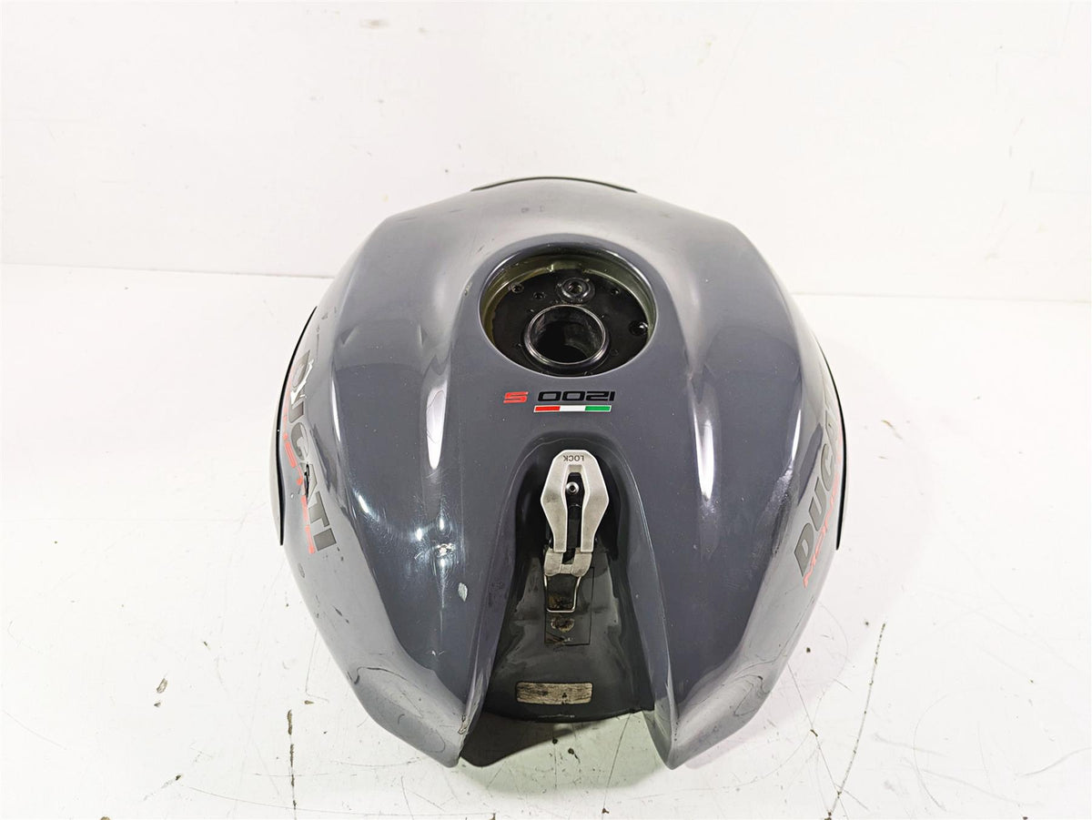 2017 Ducati Monster 1200 S Fuel Gas Petrol Tank Gray DENTED 58612501EJ {{ shop.shopifyCountryName }} - Mototech271