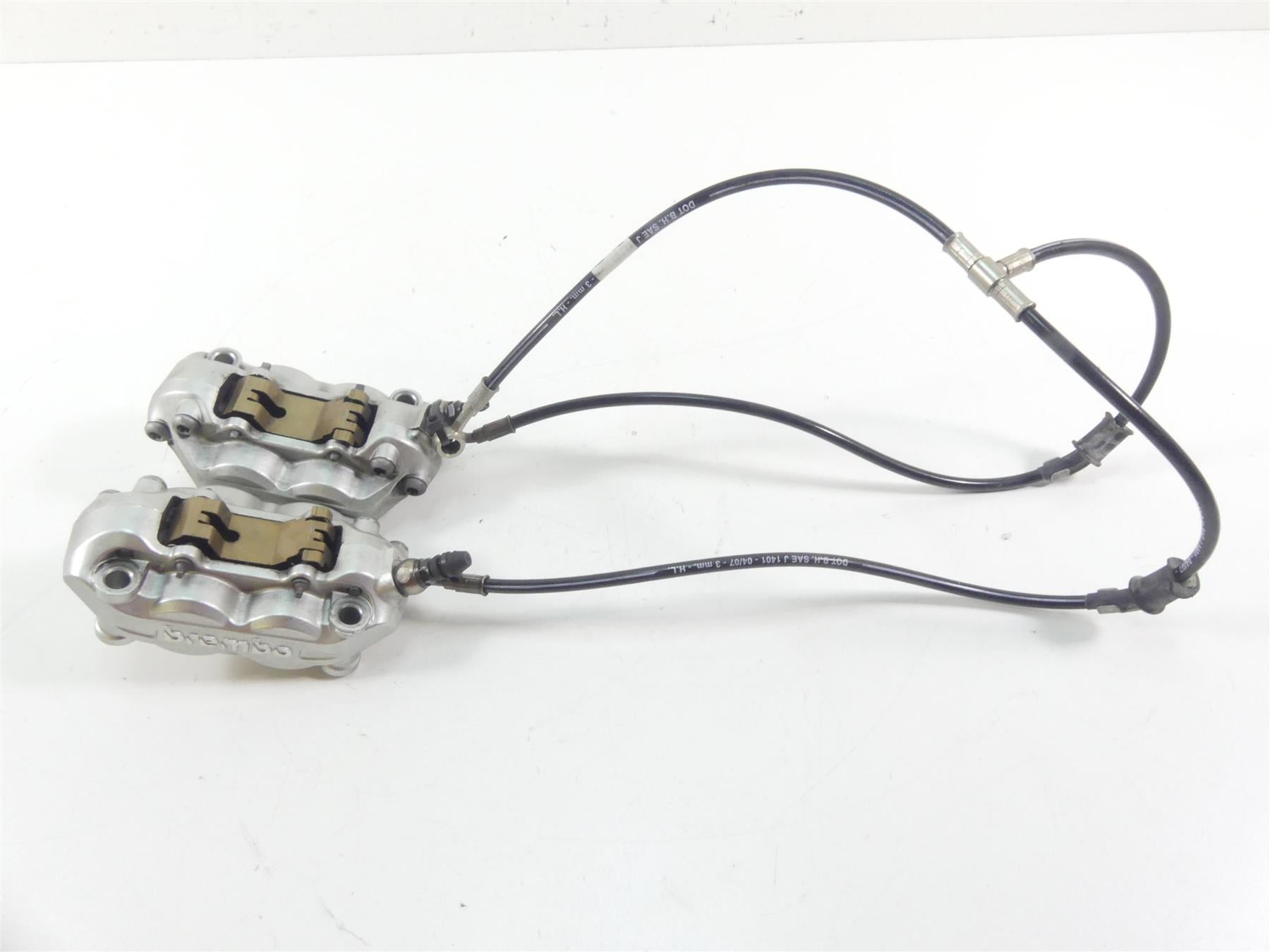 2008 Ducati Hypermotard 1100 Front Brembo Brake Caliper Set 61040961A 61040971A {{ shop.shopifyCountryName }} - Mototech271